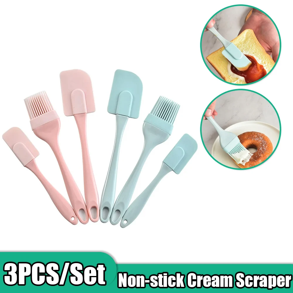 3Pcs Non-Stick Silicone Cream  - Kitchen Appliances Integrated ulasan dan harga