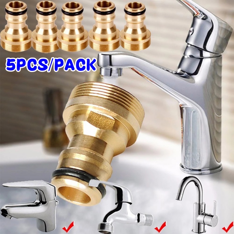 1/ 5PCS Universal Brass Tap Ki - Kitchen Appliances Integrated ulasan dan harga