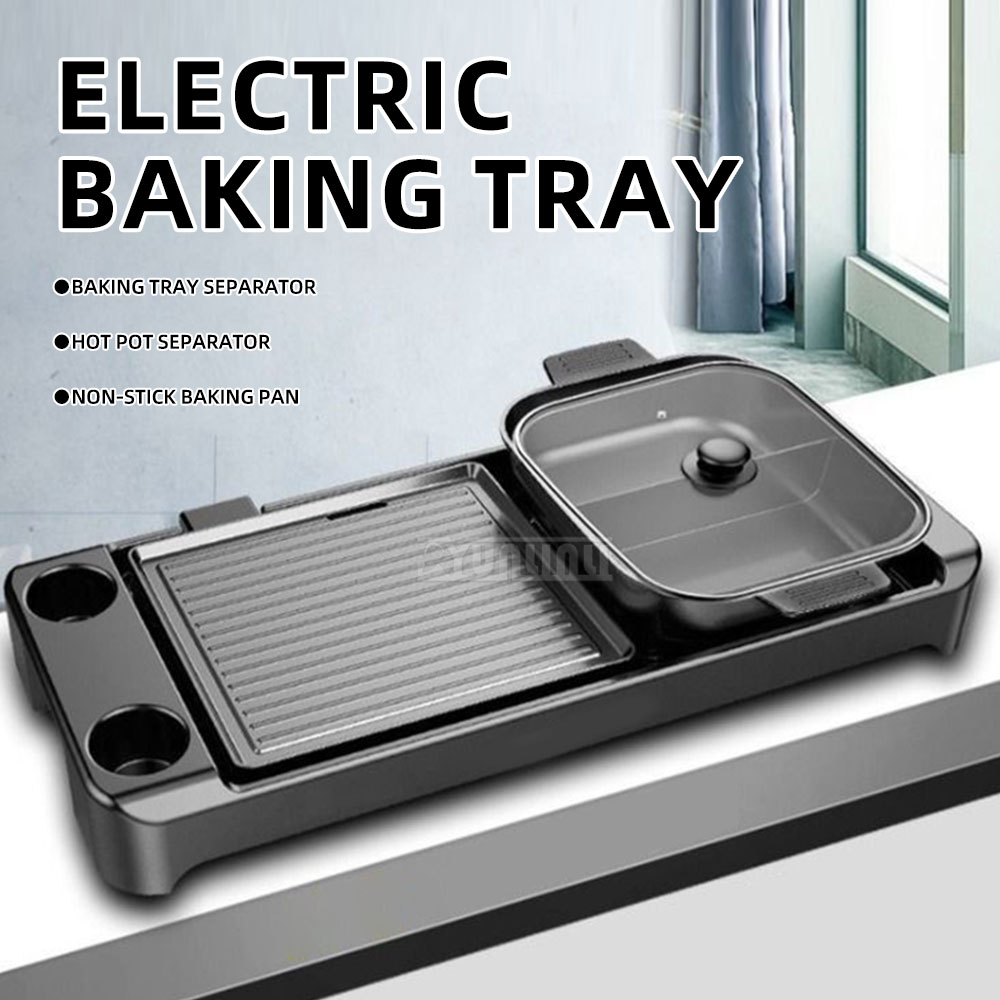 Electric Barbecue Hotpot Stove - Kitchen Appliances Electric ulasan dan harga