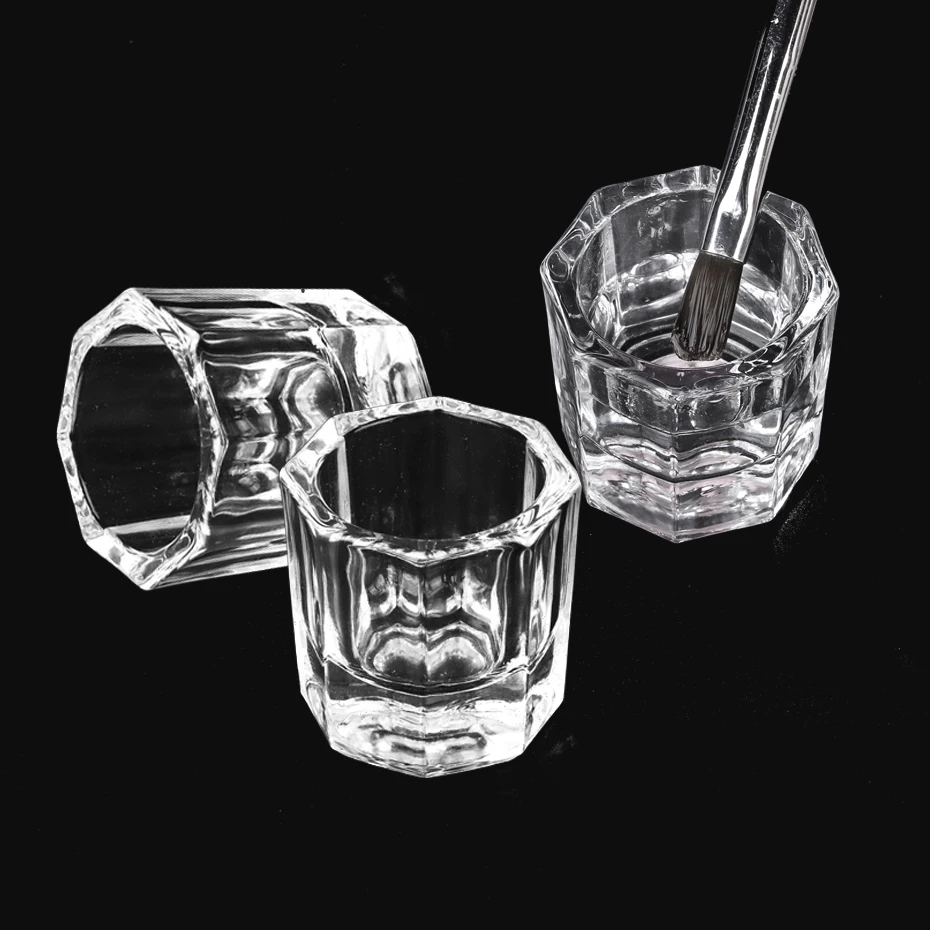 Crystal Glass Nail Art Cups Wa - Kitchen Appliances Integrated ulasan dan harga
