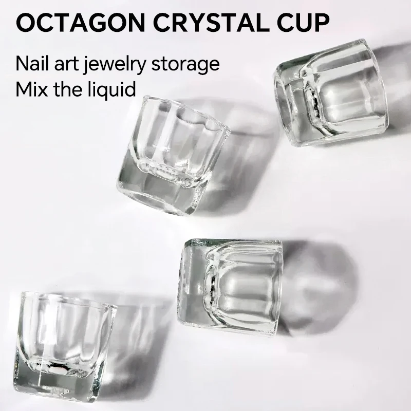 Crystal Glass Nail Art Cups Wa - Kitchen Appliances Integrated ulasan dan harga