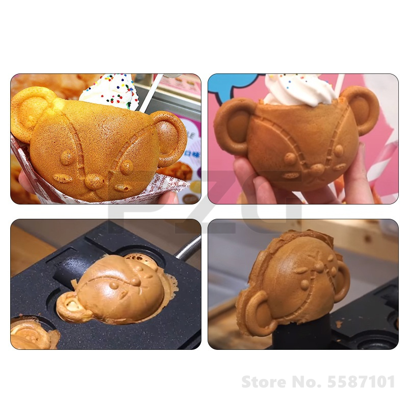 2 Pcs Teddy Bear Shaped Mini W - Donut Maker Mini ulasan dan harga